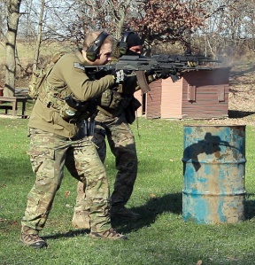 HSP D3 chest rig in action